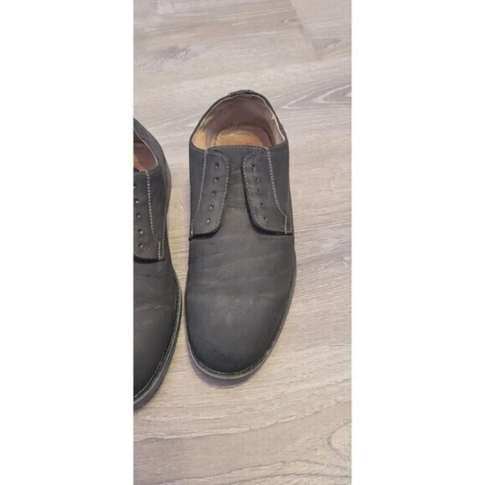 DEXTER Comfort Shoes -‎ Oxford Gray Suede Lace Up with Memory Foam Men's Size 9